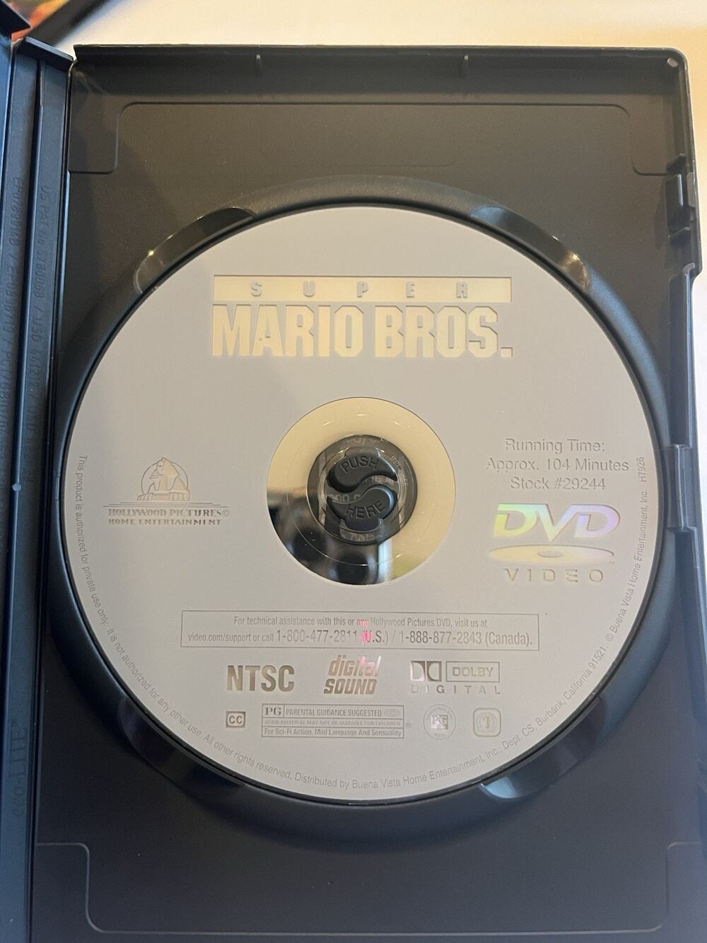 Super Mario Brothers (DVD, 1993) Bob Hopkins Dennis Hopper